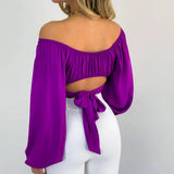 TIMELESS ELEGANCE: SHEER LANTERN SLEEVE V-NECK BLOUSE - B ANN'S BOUTIQUE, LLC