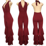 TRIPLE RUFFLE JUMPSUIT - B ANN'S BOUTIQUE, LLC