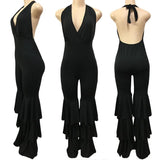 TRIPLE RUFFLE JUMPSUIT - B ANN'S BOUTIQUE, LLC