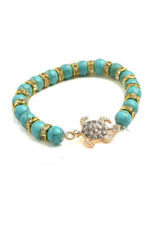 TURTLE TURQUOISE BRACELET - B ANN'S BOUTIQUE, LLC
