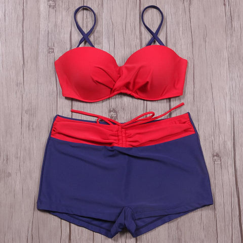 TWO-PIECE BOY SHORT SET - B ANN'S BOUTIQUE, LLC