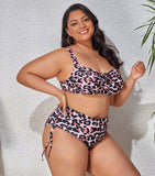 VIBRANT CONFIDENCE PLUS SIZE PUSH-UP BIKINI WITH HIGH WAIST BRIEFS - B ANN'S BOUTIQUE, LLC