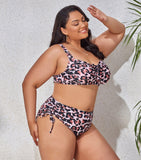 VIBRANT CONFIDENCE PLUS SIZE PUSH-UP BIKINI WITH HIGH WAIST BRIEFS - B ANN'S BOUTIQUE, LLC