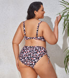 VIBRANT CONFIDENCE PLUS SIZE PUSH-UP BIKINI WITH HIGH WAIST BRIEFS - B ANN'S BOUTIQUE, LLC