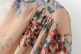 VINTAGE FLORAL WRAP BODYSUIT - B ANN'S BOUTIQUE, LLC