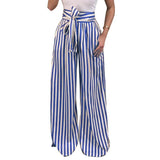 WIDE LEG STRIPED TROUSERS - B ANN'S BOUTIQUE, LLC