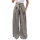 WIDE LEG STRIPED TROUSERS - B ANN'S BOUTIQUE, LLC