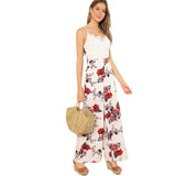 WINNIE’S WIDE LEG FLORAL & LACE JUMPSUIT - B ANN'S BOUTIQUE