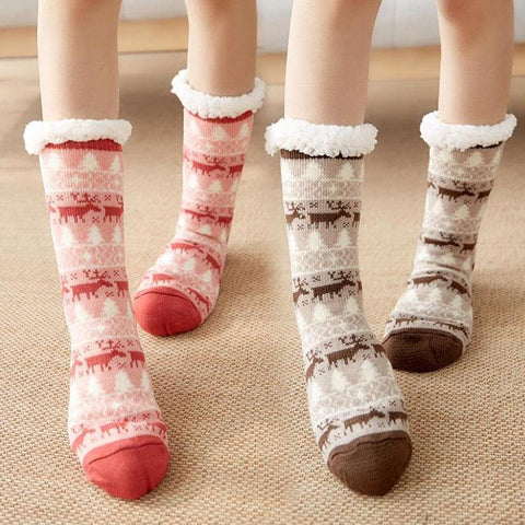 WINTER WONDERLAND SLIPPER SOCKS - B ANN'S BOUTIQUE, LLC