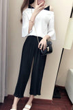 YIN & YANG ANKLE PANTS SET - B ANN'S BOUTIQUE