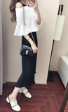 YIN & YANG ANKLE PANTS SET - B ANN'S BOUTIQUE